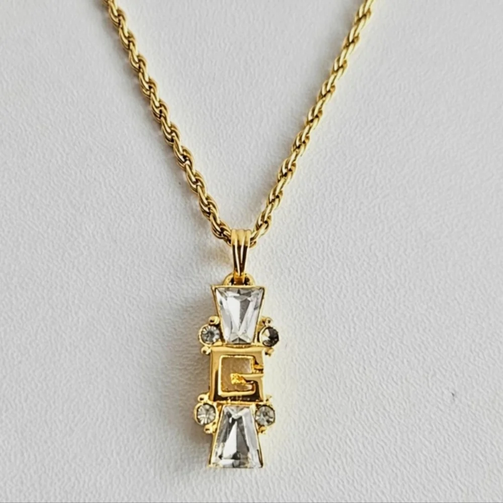 Givenchy Vintage Gold-plated Embellished Rope Necklace